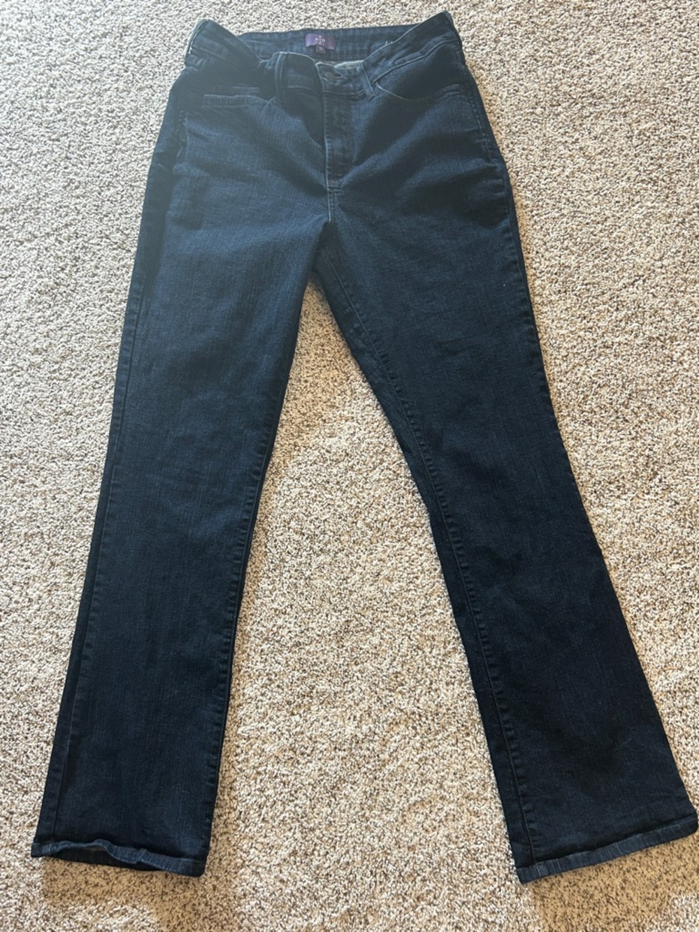 NYDJ Black Dark Blue Jeans - Bootcut Leg